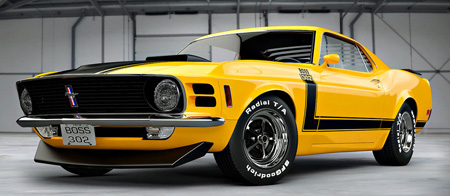 Boss 302 Yellow