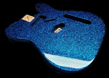 Badazz Blue Metal Flake Telecaster