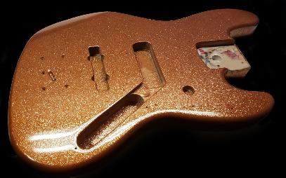 Copper Metal Flake Bass