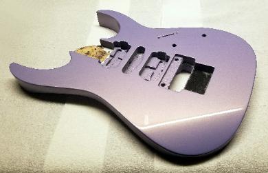 Lavender Frost Metallic Ibanez Guitar Finish