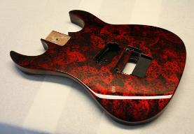 Rotten Apple Red Decay Guitar
