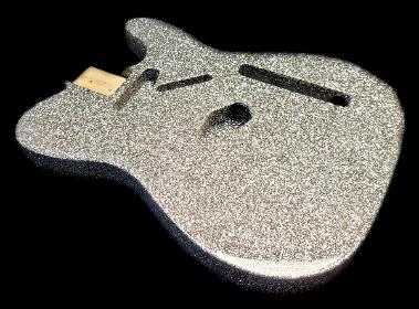 Silver Metal Flake Telecaster