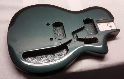 Charcoal Frost Metallic Guitar