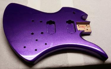 Crown Royal Purple Metallic BC Rich Mockingbird