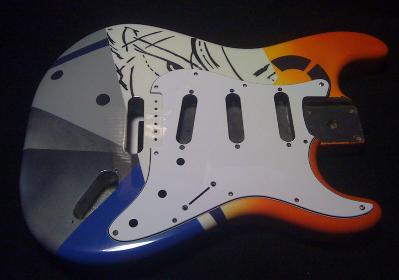 Crash 1 Custom Order Abstract Guitar