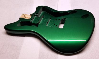 Deep Green Pearl Guitar Finish