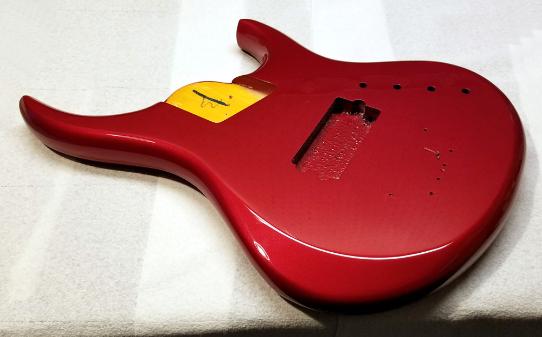 Electric Current Red Bass Painting