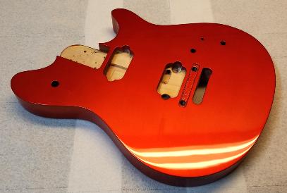 kandy tangerine guitar refinishing