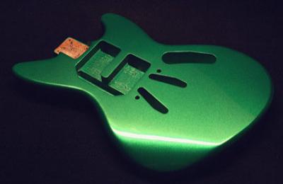 Kryptonite Green Metallic Guitar Finishing Cyber Monday Sale