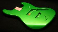 Lime Green Metallic J Bass