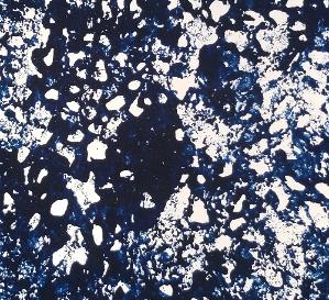 Midnight Blue Winter Decay Guitar Paint