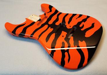 Molly Orange Tiger Guitar