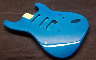 Neon Blue Guitar