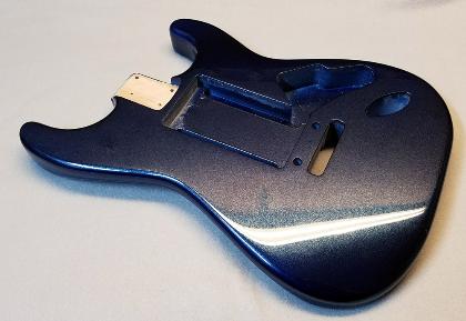Neptune Blue Metallic Guitar Painting Cyber Monday