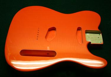 Ultra Orange Pearl Guitar