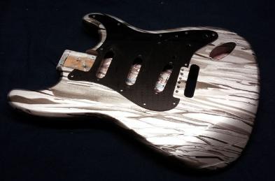 Silver WEAP Finish Guitar