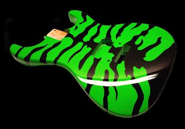 Speed Green Tiger Kubicki Guitar