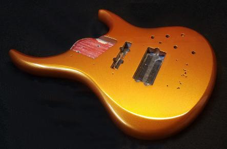 Sunburst Orange Metallic Cyber Monday Sale Bass Finishing