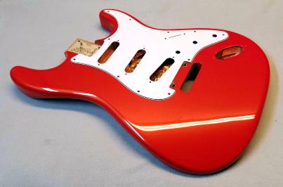 Toxic Tomato Pearl Guitar Finish